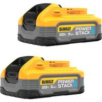 POWERSTACK™ Battery 2-Pack, Lithium-Ion, 20 V, 5 Ah UAX424 | Rideout Tool & Machine Inc.