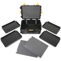Heavy-Duty Portable Rolling Tool Case, 18-3/5" W x 24-3/5" D x 11-1/2" H, Black Rideout Tool & Machine Inc.