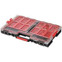 Arx&reg; Large Organizer with Bins, 21" x 15" x 3", Black Rideout Tool & Machine Inc.