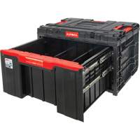 Arx&reg; Single Drawer Toolbox, 11-1/5" W x 18-3/10" D x 9-1/10" H, Black/Red Rideout Tool & Machine Inc.