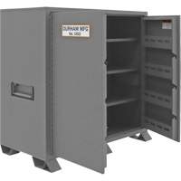 Jobsite Storage Cabinet, Steel, 59 Cubic Feet, Grey Rideout Tool & Machine Inc.