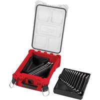 Wrench Set with PackOut Compact Organizer, Combination, 15 Pieces, Metric Rideout Tool & Machine Inc.