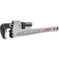 Cl&eacute; &agrave; tuyau &agrave; m&acirc;choires K9, Cap des m&acirc;choires 2-3/8", Longueur 14", Fini Rev&ecirc;tement en poudre, Prise Non-ergonomique Rideout Tool & Machine Inc.