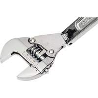 Cl&eacute; flexible &agrave; rochet ajustable, 8" lo, la max. 2-27/50", Chrome/Poli Rideout Tool & Machine Inc.