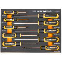 Jeu de tournevis bimat&eacute;riau Torx dans un plateau de rangement en mousse, 10 mcx Rideout Tool & Machine Inc.