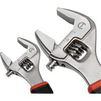Quick-Fit-Jaw Adjustable Wrench Set, Adjustable, 2 Pieces, Imperial and Metric Rideout Tool & Machine Inc.
