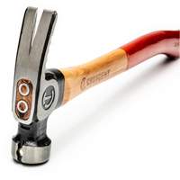 Milled-Face Framing Hammer, 22 oz., Wood Handle, 18" L Rideout Tool & Machine Inc.