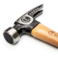 Milled-Face Framing Hammer, 22 oz., Wood Handle, 18" L Rideout Tool & Machine Inc.