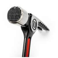 Milled-Face Framing Hammer, 28 oz., Solid Steel Handle, 16" L Rideout Tool & Machine Inc.