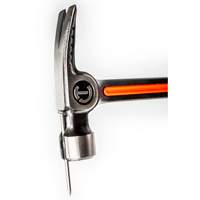 Milled-Face Framing Hammer, 28 oz., Solid Steel Handle, 16" L Rideout Tool & Machine Inc.