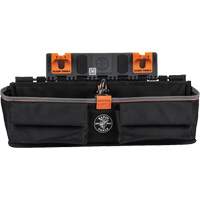 Module pour grande poche avec crochet en S Bucket Work Centre, Nylon, 3 pochettes, Noir/Orange Rideout Tool & Machine Inc.