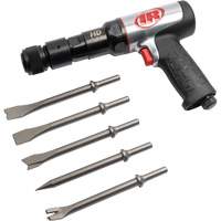 5-Piece Heavy-Duty Air Hammer with Chisel Set, 2.66 CFM, 1/4" NPT, 2600 BPM, 3/4" x 3" (19mm x 76mm) Rideout Tool & Machine Inc.