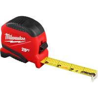Compact Tape Measure, 1" x 25' Rideout Tool & Machine Inc.