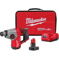 M12 FUEL 5/8” SDS Plus Rotary Hammer Kit, 12 V, 5/8", 1214 RPM Rideout Tool & Machine Inc.