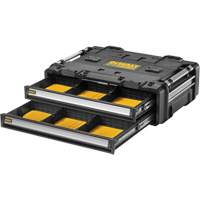Bloc &agrave; 2 tiroirs TOUGHSYSTEM 2.0 DXL, 30" x 21-13/20" x 10", Noir/Jaune Rideout Tool & Machine Inc.