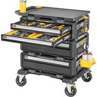 Poste de travail modulaire 5-en-1 TOUGHSYSTEM 2.0 DXL, 34" x 25-4/5" x 39", Noir/Jaune Rideout Tool & Machine Inc.