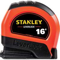 High-Visibility LEVERLOCK&reg; Tape Measure, 16', Imperial Graduations Rideout Tool & Machine Inc.