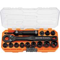 Jeu de douilles &agrave; chocs ouvertes essentielles KNECT, 28 Mcx, Chocs, Prise de 3/8" Rideout Tool & Machine Inc.