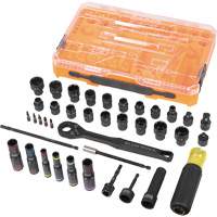 Jeu complet de douilles &agrave; chocs ouvertes & basculantes KNECT, 39 Mcx, Chocs Rideout Tool & Machine Inc.