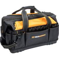 Sac &agrave; outils de 20" pour les professionnels, Nylon, 33 pochettes, Noir/Orange Rideout Tool & Machine Inc.