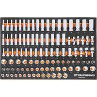 MEGAMOD Metric Mechanics Tool Set in Modular Foam Trays with Rolling Cabinet, 358 Pieces Rideout Tool & Machine Inc.