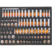 MEGAMOD Metric Mechanics Tool Set in Modular Foam Trays with Rolling Cabinet, 358 Pieces Rideout Tool & Machine Inc.