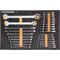 MEGAMOD Metric Mechanics Tool Set in Modular Foam Trays with Rolling Cabinet, 358 Pieces Rideout Tool & Machine Inc.