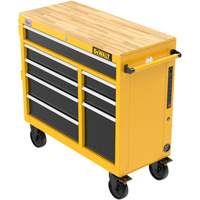 Heavy-Duty Mobile Workstation, 8 Drawers, 40" W x Yellow Rideout Tool & Machine Inc.