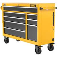 Heavy-Duty Mobile Workstation, 8 Drawers, 52" W x Yellow Rideout Tool & Machine Inc.