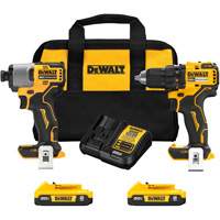 Ensemble de tournevis &agrave; chocs & tournevis/perceuse sans fil et sans balai, Lithium-ion, 20 V Rideout Tool & Machine Inc.