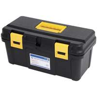 JPTB-16 Plastic Hand Tool Box, 16" W x 8" D x 7-1/2" H, Black Rideout Tool & Machine Inc.