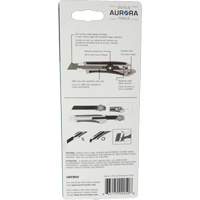 Couteau professionnel de 18 mm, Acier inoxydable, Robuste, Prise en Caoutchouc Rideout Tool & Machine Inc.