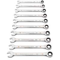 Jeu de cl&eacute;s &agrave; 12 pans et 90 dents, Combinaison &agrave; cliquet, 12 morceaux, M&eacute;trique Rideout Tool & Machine Inc.