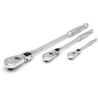 1/4", 3/8" & 1/2" Drive 90-Tooth Locking  Teardrop Ratchet Set Rideout Tool & Machine Inc.