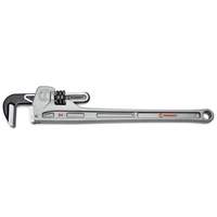 Cl&eacute; &agrave; tuyaux, Cap des m&acirc;choires 3-1/2", Longueur 24", Fini Rev&ecirc;tement en poudre, Prise Ergonomique Rideout Tool & Machine Inc.
