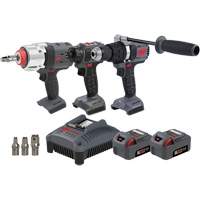 Screwdriver, Hammer Drill & Impact Driver Combo Tool Kit, Lithium-Ion, 20 V Rideout Tool & Machine Inc.