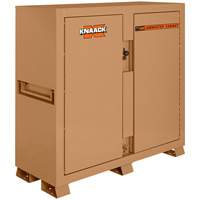 Model 109 Jobsite Cabinet with Padlock, Steel, 47.5 Cubic Feet, Tan Rideout Tool & Machine Inc.