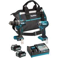 40Vmax XGT Brushless Cordless Impact Driver & Hammer Drill/Driver Tool Kit, Lithium-Ion, 40 V Rideout Tool & Machine Inc.