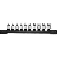 Low-Profile Metric Bit Socket Set, Hex, 1/4" Drive, 10 Pcs Rideout Tool & Machine Inc.