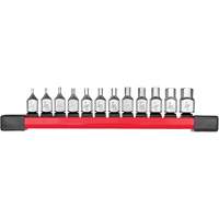 Long SAE Bit Socket Set, Hex, 1/4" Drive, 12 Pcs Rideout Tool & Machine Inc.
