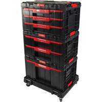 Socle roulant Arx avec jeu de roulettes pivotantes 4 mcx, 23-1/10" x 15" x 22-1/2", Noir Rideout Tool & Machine Inc.