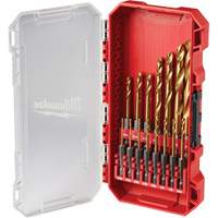 SHOCKWAVE Impact-Duty Drill Bit  Set, 15 Pieces, Titanium Rideout Tool & Machine Inc.