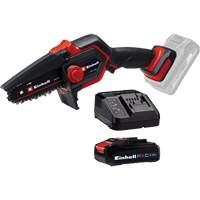 Cordless Compact Pruning Chain Saw with 2.5Ah Battery & Charger Starter Kit, 6", Battery Powered, 18 V Rideout Tool & Machine Inc.