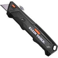 Couteau r&eacute;tractable &agrave; chargement automatique avec magasin de lames double face, Acier, Prise en Plastique Rideout Tool & Machine Inc.