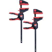 Ensemble de serre-joints &agrave; g&acirc;chette pour barres &agrave; une main avec poign&eacute;e rotative &agrave; 360°, 12" (304,8 mm) Rideout Tool & Machine Inc.