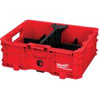 Bac &agrave; profil bas PACKOUT, 15" x 18-5/8" x 6-5/8", Noir/Rouge Rideout Tool & Machine Inc.