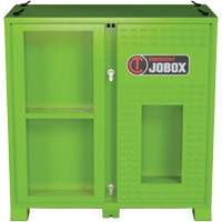 Ventilated Onsite PPE Storage Cabinet, Steel, High-Visibility Lime Green Rideout Tool & Machine Inc.