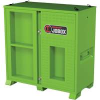 Ventilated Onsite PPE Storage Cabinet, Steel, High-Visibility Lime Green Rideout Tool & Machine Inc.