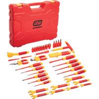 Jeu d'outils VDE isol&eacute;s, 1000 V, 39 M Rideout Tool & Machine Inc.