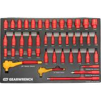 Jeu d'outils VDE isol&eacute;s, 1000 V, 72 M Rideout Tool & Machine Inc.